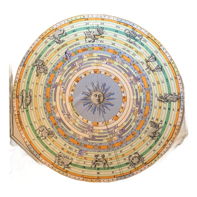 Hermès Dies Et Hore Silk Scarf 2008 Designed by Françoise Faconnet For Sale