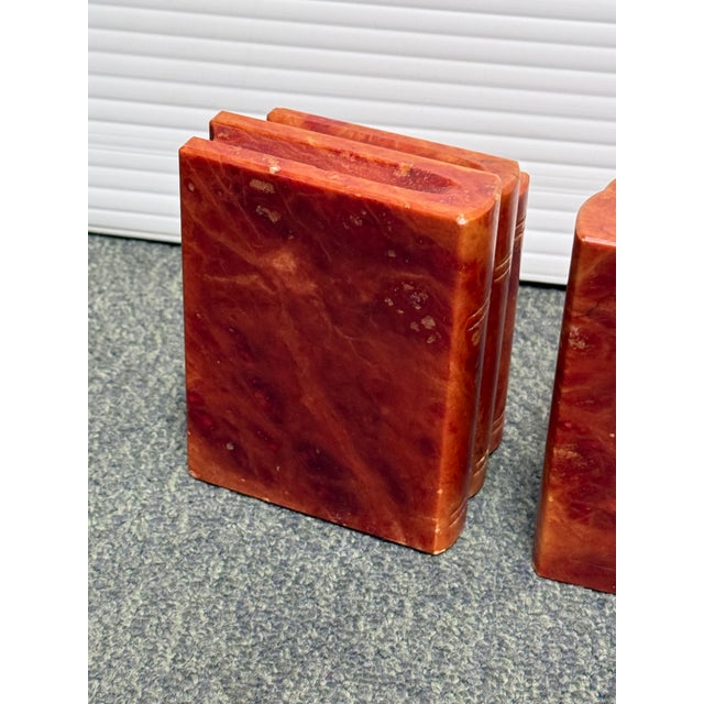 Stone Gump’s San Francisco Marble Bookends, Pair For Sale - Image 7 of 12