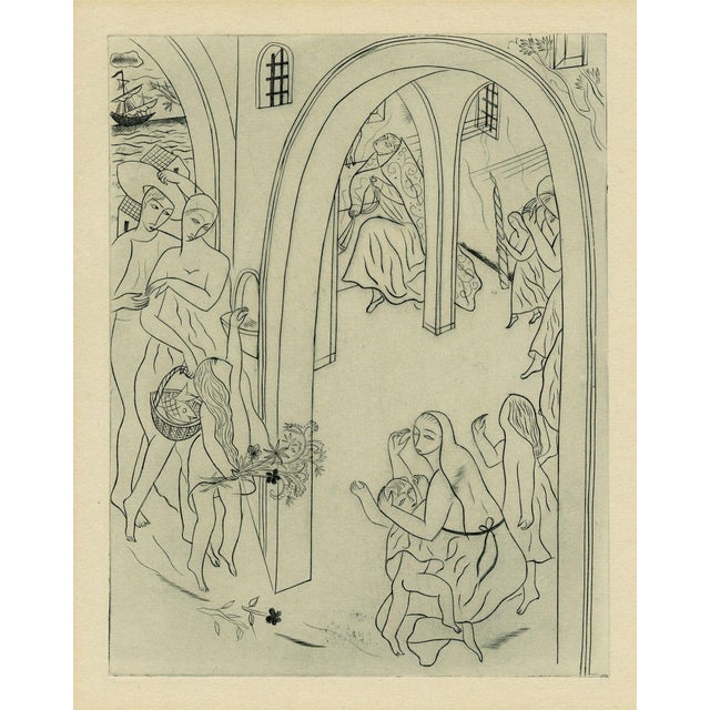 Metal David Jones, the Rime of the Ancient Mariner by Samuel Taylor Coleridge, 1980s, Copper and Paper For Sale - Image 7 of 7