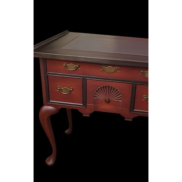 Eldred Wheeler Queen Anne Cherry Bedside Chest With Slate-Inset Top For Sale - Image 4 of 4