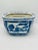 Vintage Chinoiserie Blue and White Planter For Sale In Charleston - Image 6 of 8