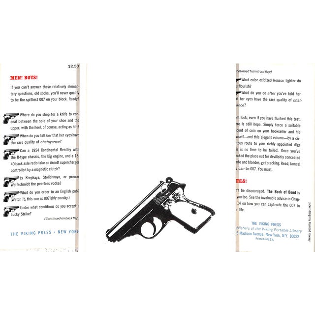 Traditional "The Book of Bond or Every Man His Own 007" 1965 Tanner, William ('Bill') For Sale - Image 3 of 10