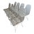 Vintage White Metal Chairs - Set of 8 For Sale