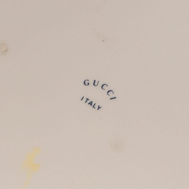 Vintage Italian Ceramic Ashtray from Gucci, 1980 For Sale - Image 12 of 13