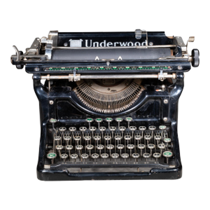 Antique Underwood Typewriter No.6 c.1933