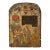 Egyptian Revival Clay Plaque Depicting the Harpist's Stele - Funerary Object For Sale
