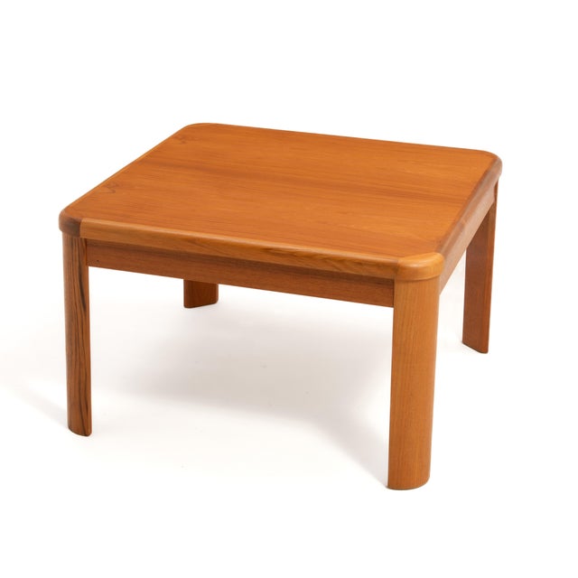 Vejle Stole & Møbelfabrik Teak Coffee Side Table Danish Style Canada Happy Viking Nordic Furniture 1991 For Sale - Image 4 of 9