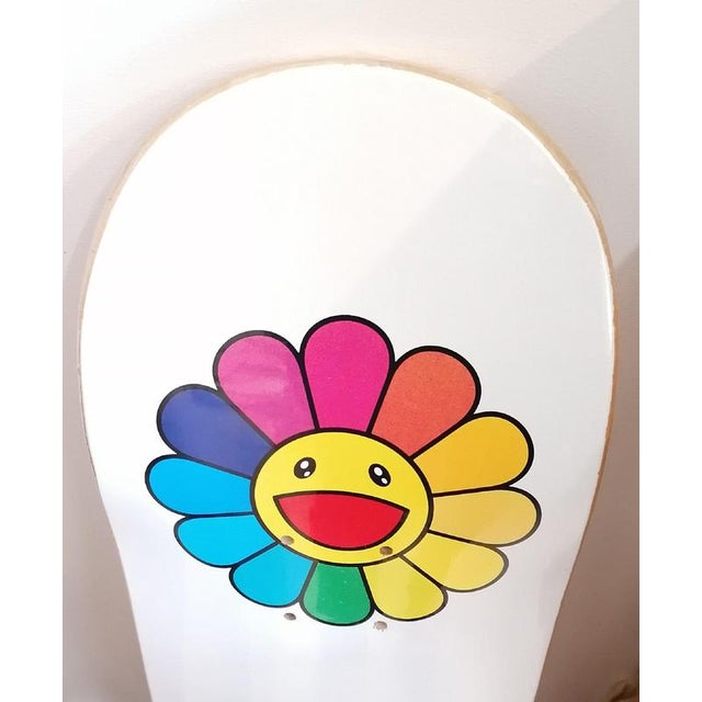 Flower Skateboard Deck in Silkscreen on Maple from Takashi Murakami For Sale - Image 5 of 7