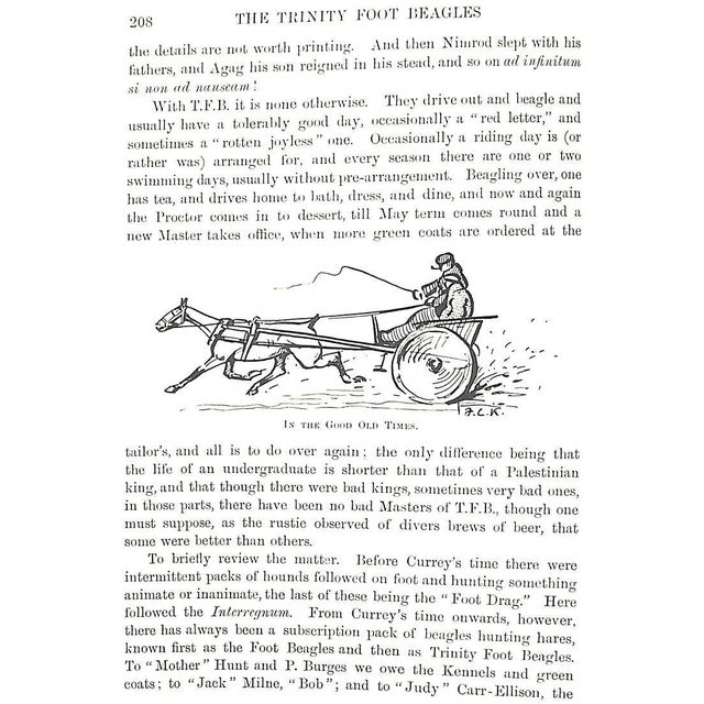 "The Trinity Foot Beagles 1862-1912" Kempson, F. Claude For Sale - Image 9 of 12