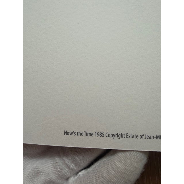 Pop Art Jean Michel Basquiat (1960-1988), Now’s the Time, 1985, Copyright Estate of Jean Michel Basquiat, Licensed by Artestar Ny For Sale - Image 3 of 12