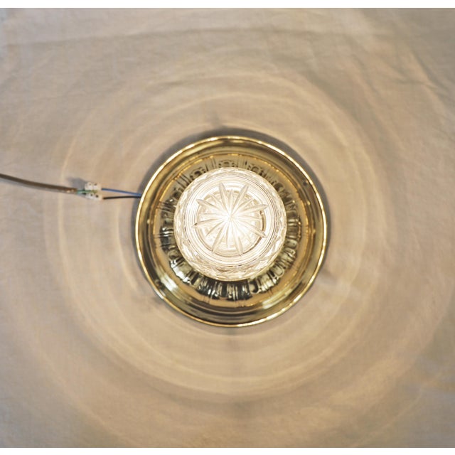 Art Nouveau Glass Ceiling Lamp, 1890s For Sale - Image 4 of 10