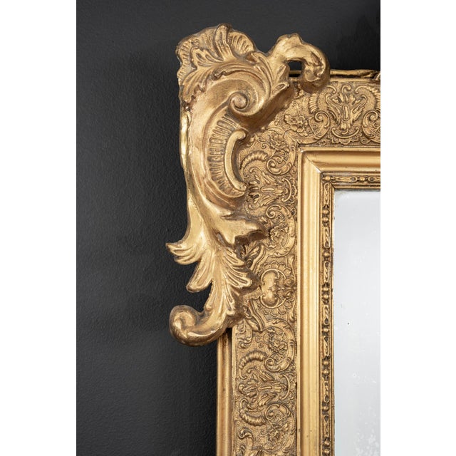 Louis XV Style Giltwood Mirror For Sale In Houston - Image 6 of 6
