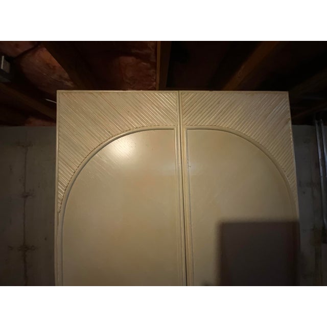 Late 20th Century Late 20th Century Ficks Reed Mirrored Glass Cabinet For Sale - Image 5 of 11