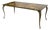 Scuola Florentine Marble & Brass Trompe l'Oeil Cocktail Table For Sale