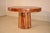 Natural Redwood Round Pedestal Dining Table, Circa 1970's For Sale - Image 4 of 6