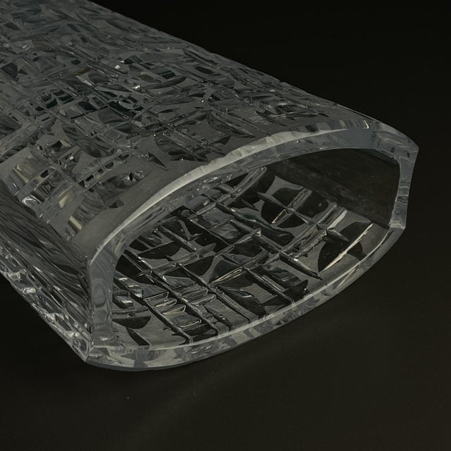 Crystal Vase by Kristall Krisla, Italy, 1960s For Sale - Image 12 of 16