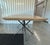Gabby "Davenport" Cerused Mindi Wood Dining Table on Iron Faux Bamboo Base For Sale In Mobile - Image 6 of 7