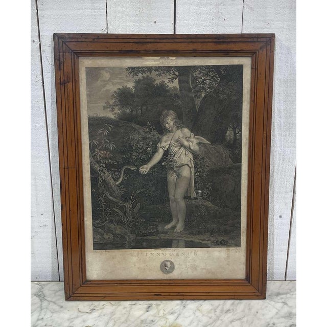 18th century engraving INNOCENCE by Charles Clément Bervic (1756-1822) - 64x49.5cm. This piece has an attribution mark, I...