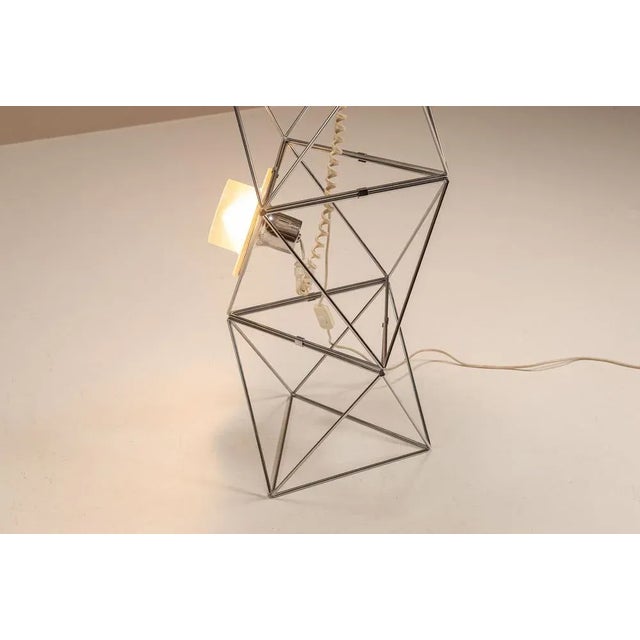Space Age Poliedra Sculptural Lamp by Felice Ragazzo for Guzzini, 1960s For Sale - Image 13 of 18