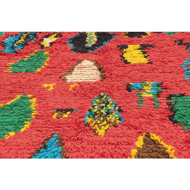 Late 20th Century Vintage Boujad Moroccan Rug, 04'07 X 09'07 For Sale - Image 5 of 10
