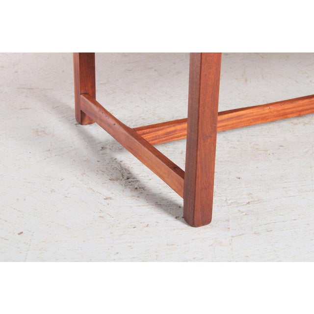 1950s Mid-Century Modern Military Campaign Style Coffee Table by Kennedy Furniture for Harrods, 1950s For Sale - Image 5 of 11