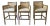 Wood and Cane Bar Stools (Set of 3) For Sale