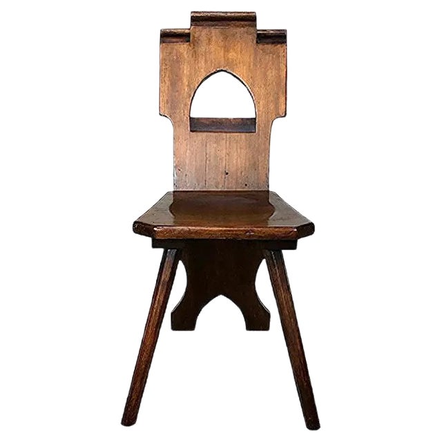 Vintage German Rustic Alpine Chair For Sale