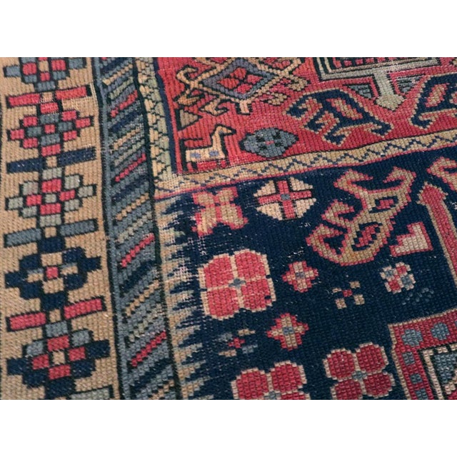 Mid 20th Century Galerie Shabab Collection Mid-20th Century Turkish Anatolian Throw Rug For Sale - Image 5 of 8