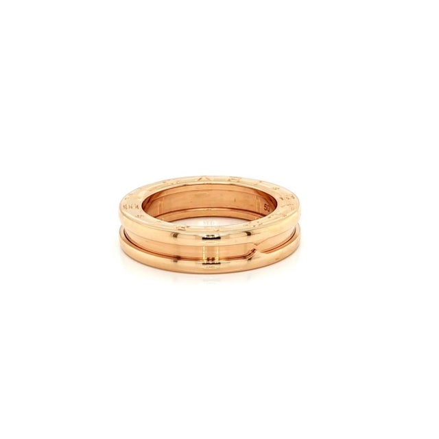 Bulgari Mid 20th Century Bvlgari B.zero1 One-Band Ring in 18k Rose Gold w/Cert Size 5 / EU 50 For Sale - Image 4 of 8
