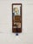 Stunning Danish Rosewood Wall Mirror With Hand Blown Vase By Jacob Hermann For Randers Mobelfabrik.