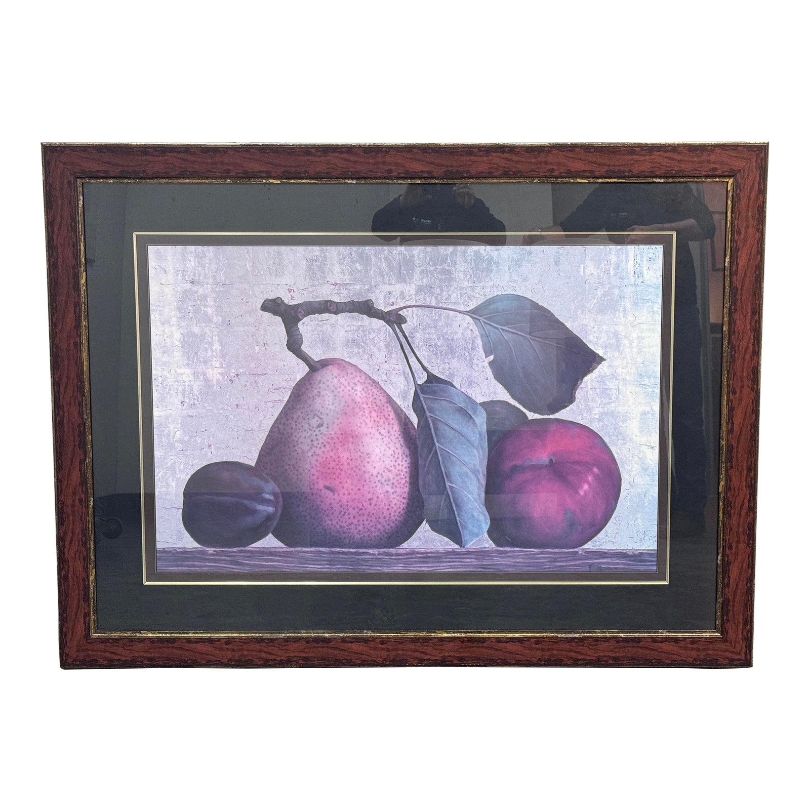 Pear, Plum and Apple Print Originally by Artist Carol Sabo | Chairish
