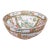 Large Vintage Famille Rose Fruit Bowl, Oriental, Ceramic, Display Dish, Art Deco For Sale