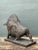 Mid 20th Century Vintage MCM Textured Plaster Bull Sculpture For Sale - Image 5 of 14