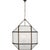 Transitional Suzanne Kasler for Visual Comfort Signature Morris Grande Lantern in Antique Zinc with Frosted Glass For Sale - Image 3 of 4