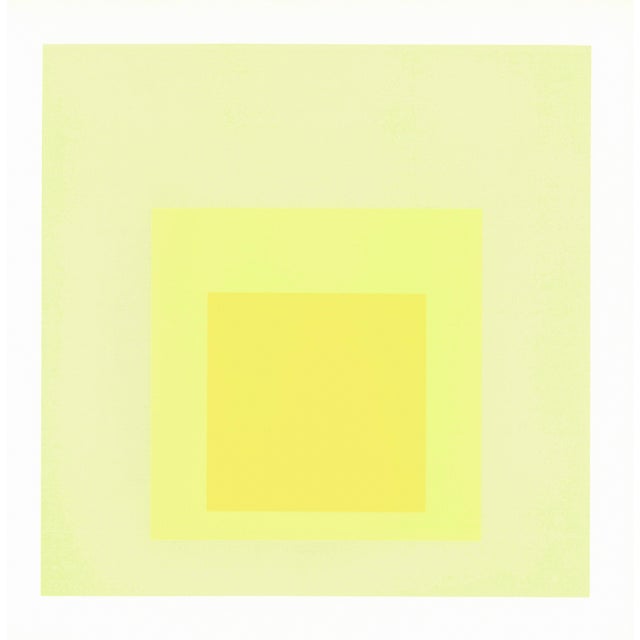 Original "Homage to the Square" serigraph (screenprint) "I-S d", printed in 1968 by Siebdruck-Atelier Herbert Geier,...