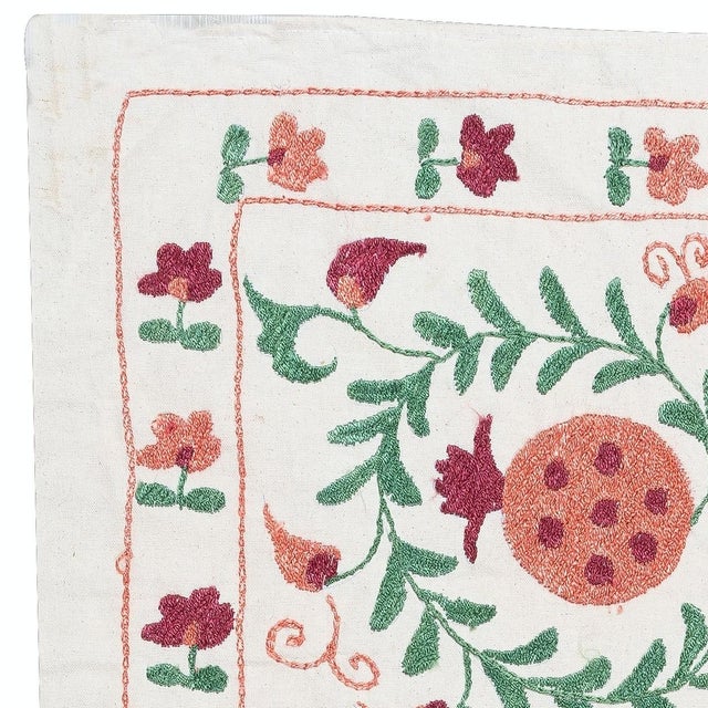 Hand-Embroidered 100% Cotton New Suzani Fabric Wall Hanging – Timeless Textile Art Experience the beauty of Central Asia...
