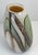 Hand-Blown Art Glass Vase, Cream Green & Brown Modern Design For Sale - Image 10 of 10