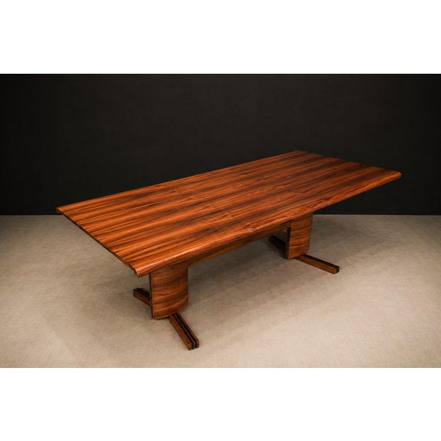Dining Table in Caviúna Wood by Novo Rumo, Brazilian Modern, 1960s For Sale - Image 12 of 18