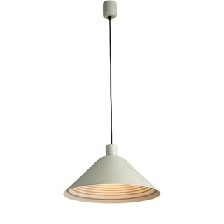 White Model 1836 Pendant from Martinelli Luce, 1970s For Sale