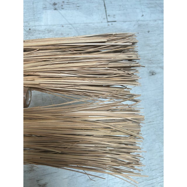 Vintage Bamboo Rattan and Straw Decorative Broom For Sale In Los Angeles - Image 6 of 6