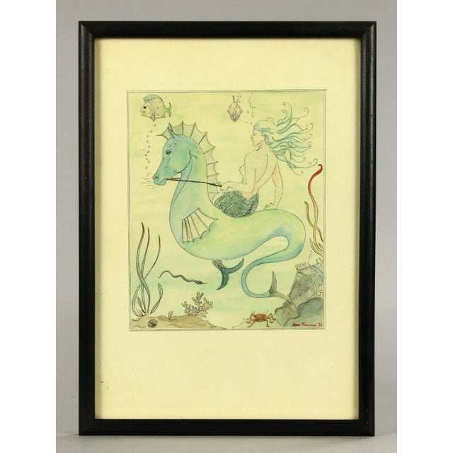 Paint Jean Bowman Set of 4 Watercolor Mythological Fairy Tale Scene Paintings, 1933 For Sale - Image 7 of 13