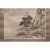 Taupe Pre-1940 Japanese Showa Silk Scroll Painting "Landscape With River and Boats" For Sale - Image 8 of 12