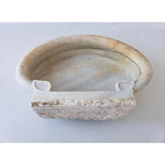 Antique French White Marble Sink For Sale - Image 15 of 17