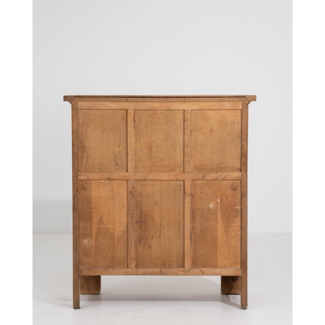 1970s Oak Brutalist Cabinet For Sale - Image 10 of 17