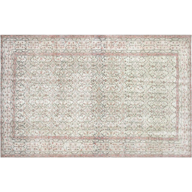 1960s Turkish Oushak Rug For Sale