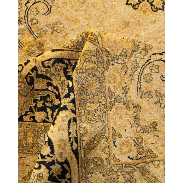 Textile Mogul Collection Hand-Knotted Area Rug - Beige Collection 9' 3" X 12' 3" For Sale - Image 7 of 10
