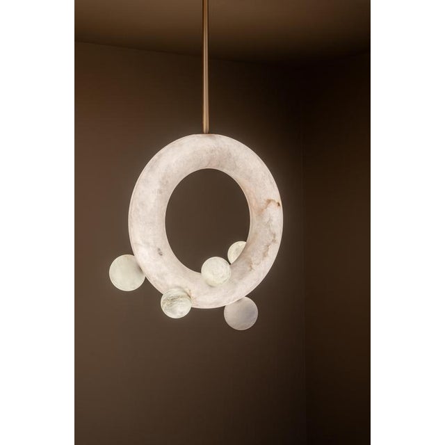 Black Ozark Pendant Lamp by United Alabaster For Sale - Image 8 of 10