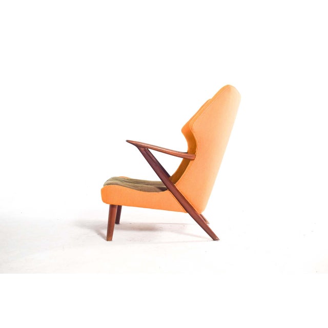 Teak Armchair by Kurt Olsen for Slagelse Mobelvaerk, 1955 For Sale - Image 9 of 13