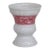 Late 20th Century Heinrich Germany Rüdesheimer Kaffee Porcelain Goblet Vase Mug Castle Motif For Sale