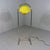 Very special floor lamp in Panton flowerpot style, probably by Cosack, Germany. Large half round yellow shade on top with...